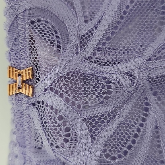 Savage X Fenty Lavendar & Lace Floral Feminine Sexy Panties Sz: 2X - Picture 6 of 8